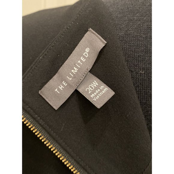 THE LIMITED CLASSIC BLACK L/S DRESS LINED SIZE 20W - Picture 6 of 6